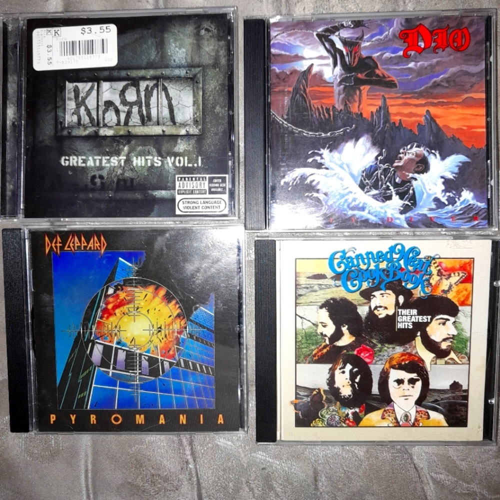 4 Rock CDs
